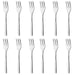 Image 5 of Essentials 12Pc Stainless Steel Cake Fork Set, Pure, 5.75"