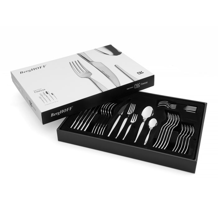 Image 5 of BergHOFF Ralph Kramer Finesse 30Pc 18/10 Stainless Steel Flatware set, Service for 6