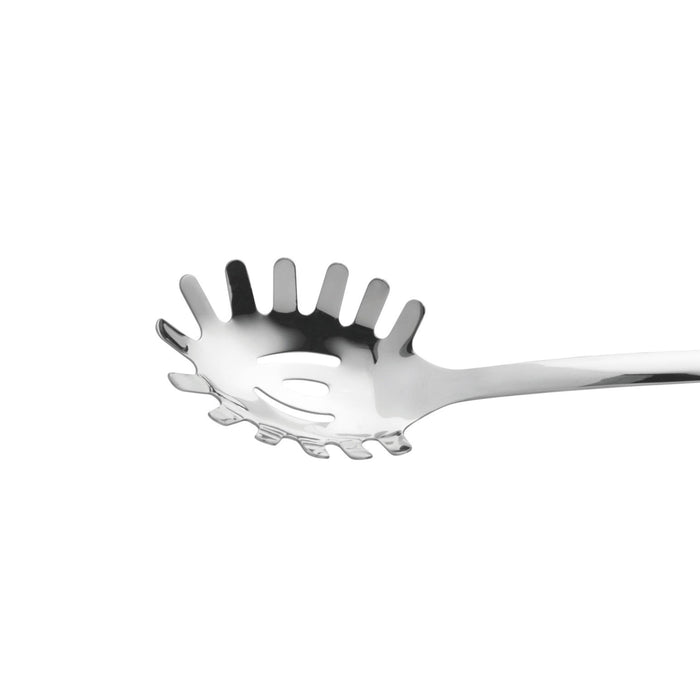 Image 4 of Essentials 18/10 Stainless Steel Pasta Spoon Server 13", Silver