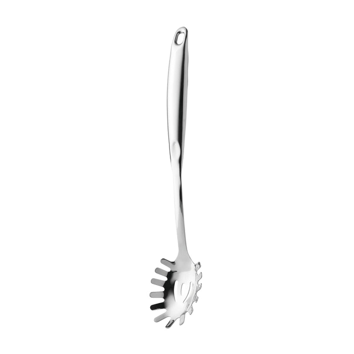 Image 5 of Essentials 18/10 Stainless Steel Pasta Spoon Server 13", Silver