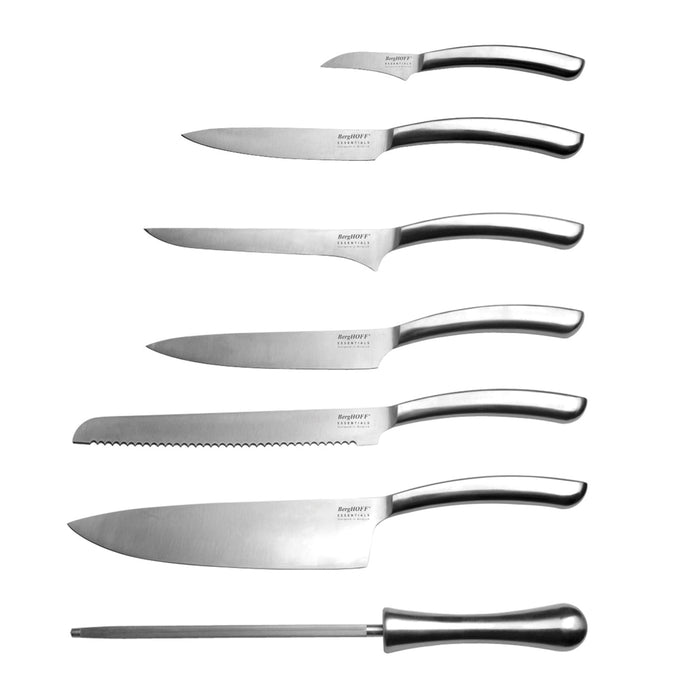 Image 4 of BergHOFF Concavo 8 Pc Stainless Steel Knife Set with Block