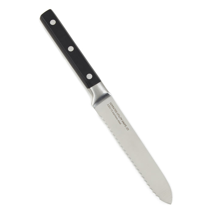 Image 4 of Gene Stainless Steel Serrated Utility Knife, 5"