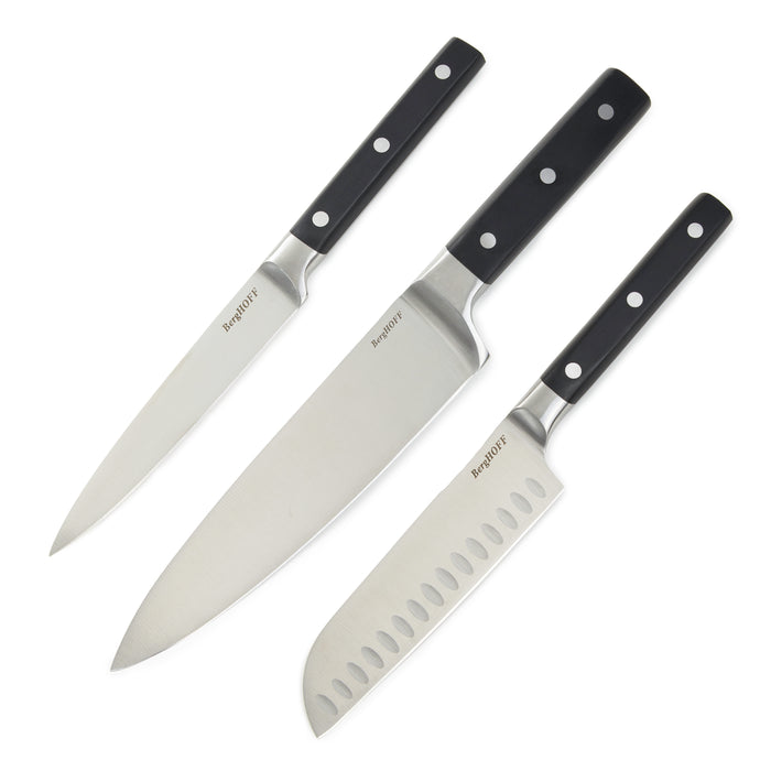 Image 1 of Gene 3Pc Stainless Steel Knife Set