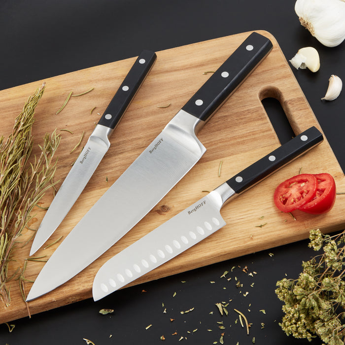 Image 2 of Gene 3Pc Stainless Steel Knife Set