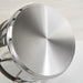 Image 7 of DiNA Helix Recycled 18/10 Stainless Steel 7.25" Stockpot 2.2qt., Glass Lid