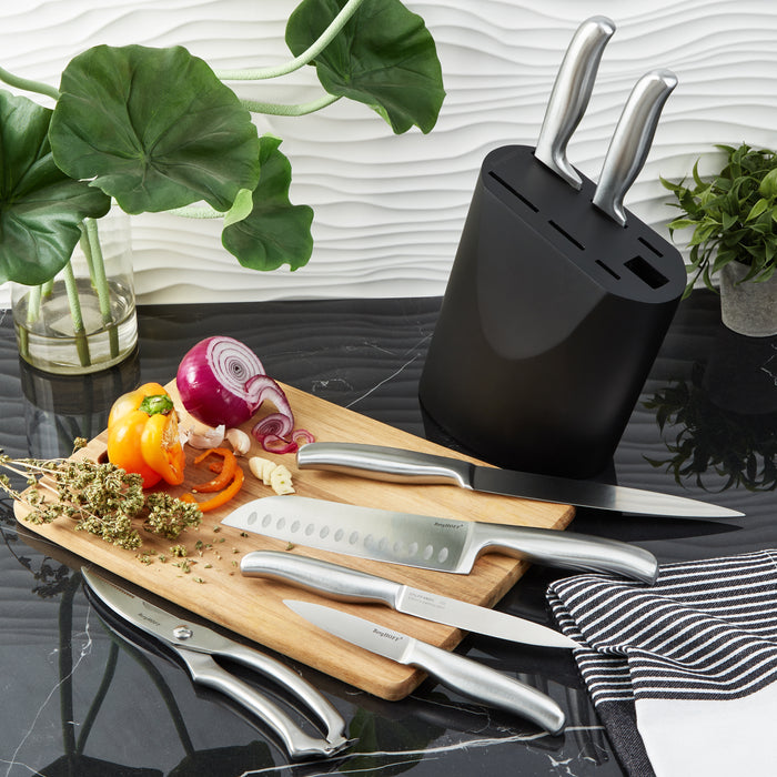 Image 2 of Frame 8Pc Stainless Steel Knife Block Set