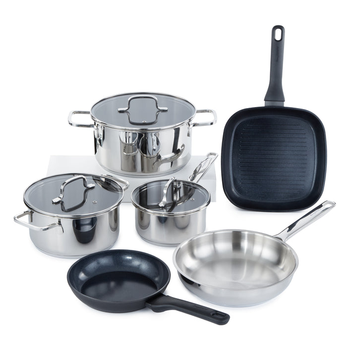 Image 1 of BergHOFF DiNA Helix Recycled 9pc Cookware Set