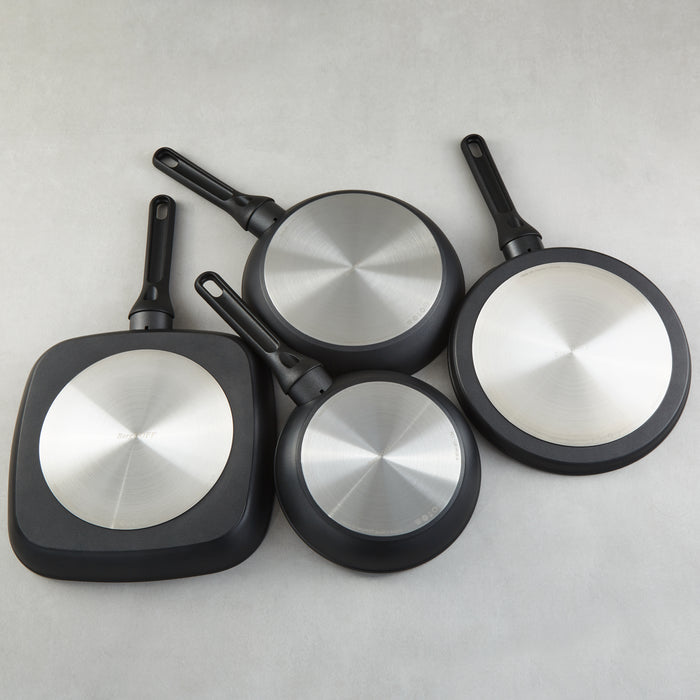 Image 6 of DiNA Helix 5pc Nonstick Specialty Pan Set with Turner, Recycled Aluminum