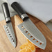 Image 4 of BergHOFF DiNA Codon Stainless Steel Santoku Knife with Holes, 5"