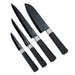 Image 1 of BergHOFF DiNA Prime 4pc Nonstick Stainless Steel Knife Set, Black