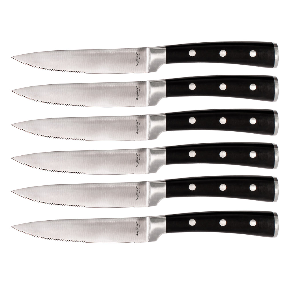 Barenthal 6-Pc. 18/10 German Stainless Steel Steak Knife Set with Velvet-Lined Storage Case