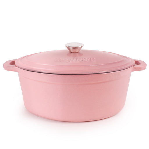 Image 1 of BergHOFF Neo Cast Iron 8qt. Oval Dutch Oven 13" with Lid, Pink