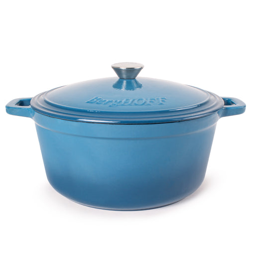 Image 1 of BergHOFF Neo Cast Iron 7qt. Round Dutch Oven 11" with Lid, Blue