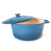 Image 2 of BergHOFF Neo Cast Iron 7qt. Round Dutch Oven 11" with Lid, Blue