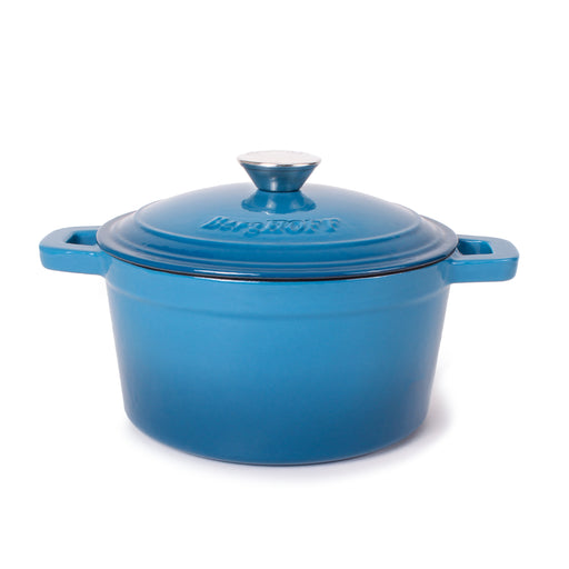 Image 1 of BergHOFF Neo Cast Iron 3qt. Round Dutch Oven 8" with Lid, Blue