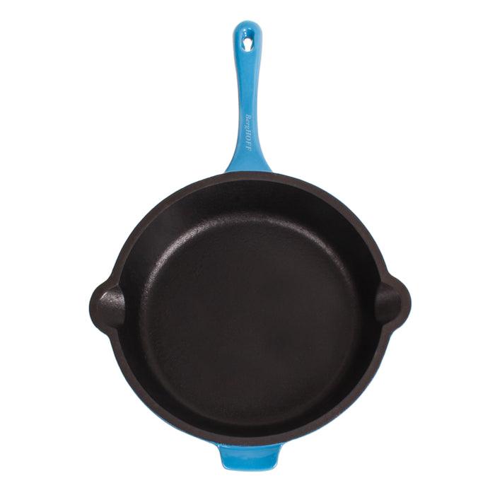 Image 6 of BergHOFF Neo 10" Cast Iron Fry Pan, Blue