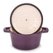 Image 4 of BergHOFF Neo Cast Iron 7qt. Round Dutch Oven 11" with Lid, Purple