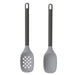 Image 1 of Leo 2Pc Utensil Serve Set, Heat-resistant Silicone, Gray