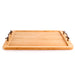 Image 1 of BergHOFF Bamboo Tray with wrought Iron Handles, 15.5"