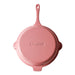 Image 9 of Neo 4pc Cast Iron Cookware Set, Grill Pan, Fry Pan & Oval Dutch Oven, Pink