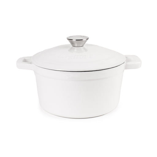 Image 1 of BergHOFF Neo Cast Iron 3qt. Round Dutch Oven 8" with Lid, White
