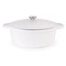 Image 1 of BergHOFF Neo Cast Iron 5qt. Oval Dutch Oven 11.5" with Lid, White