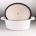 Image 3 of BergHOFF Neo Cast Iron 5qt. Oval Dutch Oven 11.5" with Lid, White