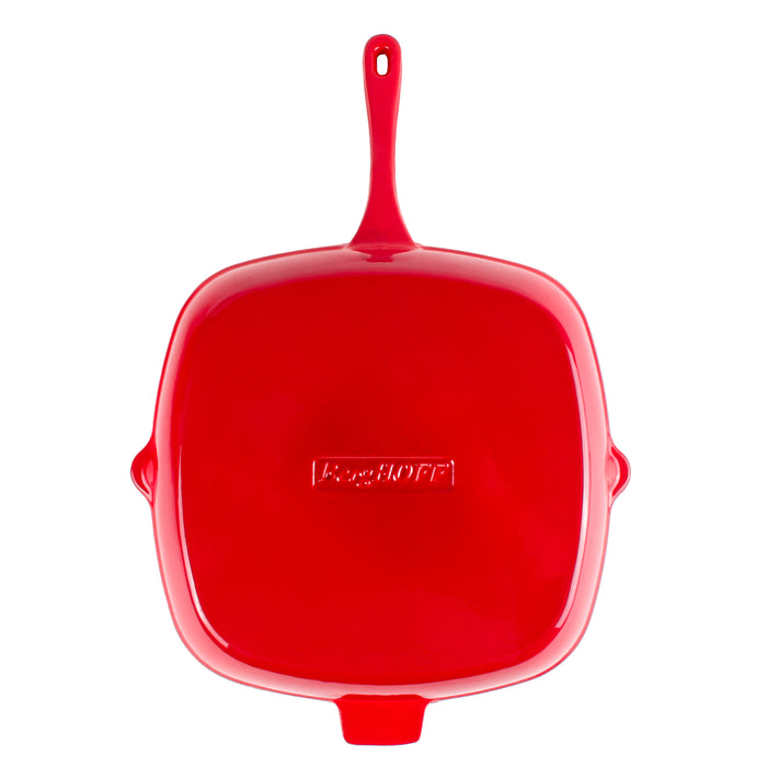 Image 10 of Neo 9pc Cast Iron Cookware Set, Red