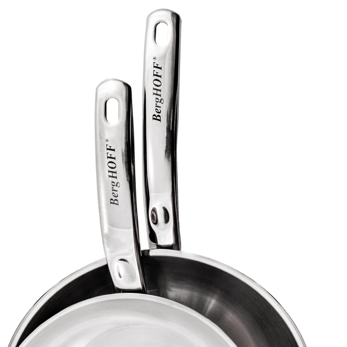 Image 9 of BergHOFF Belly Shape 12pc 18/10 Stainless Steel Cookware Set, SS Lids