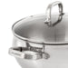 Image 3 of BergHOFF Belly Shape 18/10 Stainless Steel 9.5" Stock Pot with Glass Lid, 5.5qt.