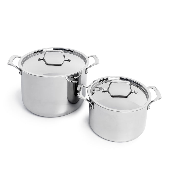 Image 10 of BergHOFF Professional 13pc Tri-Ply 18/10 Stainless Steel Cookware Set with SS Lids