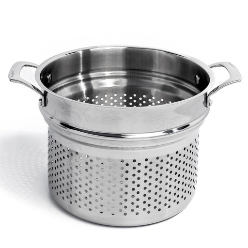Image 1 of BergHOFF Professional Tri-Ply 18/10 Stainless Steel 9.5" Steamer Insert