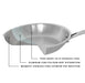 Image 7 of BergHOFF Professional Tri-Ply 18/10 Stainless Steel 8'' Fry Pan