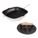 Image 1 of Neo 2pc Cast Iron 11" Grill Pan with Slotted Steak Press, White