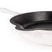 Image 8 of Neo 2pc Cast Iron 10" Fry Pan & 11" Grill Pan Cookware Set, White