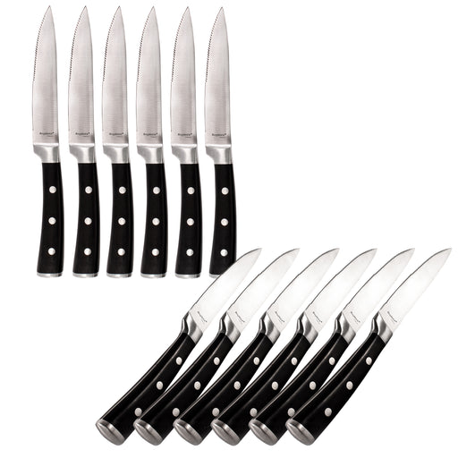 Image 1 of Essentials Classico 12Pc Stainless Steel Steak Knife Set, 5"