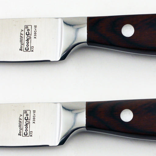 Image 2 of Pakka Wood 7pc Stainless Steel Steak & Carving Knife Set