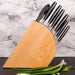 Image 14 of Forged 9pc Stainless Steel Knife Block Set with 3-in-1 Sharpener