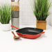 Image 7 of Neo 4pc Cast Iron Grill & Fry Pan Set, Red