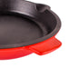 Image 8 of Neo 4pc Cast Iron Grill & Fry Pan Set, Red