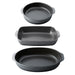 Image 1 of GEM Stoneware 3Pc Large Baking Dish Set