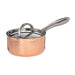 Image 1 of BergHOFF Vintage Tri-Ply Copper 5.5" Saucepan 1qt. with Lid, Hammered