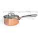 Image 2 of BergHOFF Vintage Tri-Ply Copper 5.5" Saucepan 1qt. with Lid, Hammered