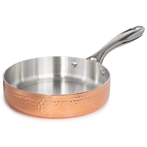 Image 1 of BergHOFF Vintage Tri-Ply Copper 8" Deep Skillet, Hammered