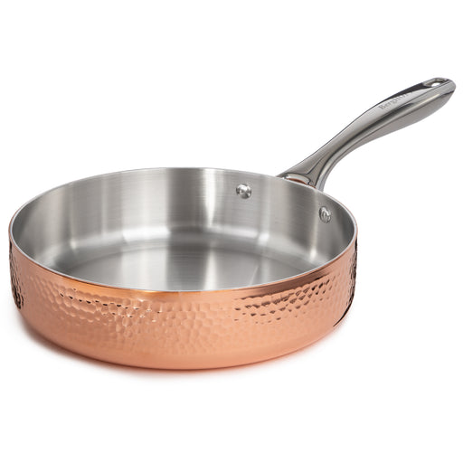 Image 1 of BergHOFF Vintage Tri-Ply Copper 9.5" Deep Skillet, Hammered