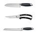 Image 1 of Berghoff Moon 3-Pc Stainless Steel Cutlery Set Chef's Knife Serrated Bread Knife Poultry Shear PP Handle