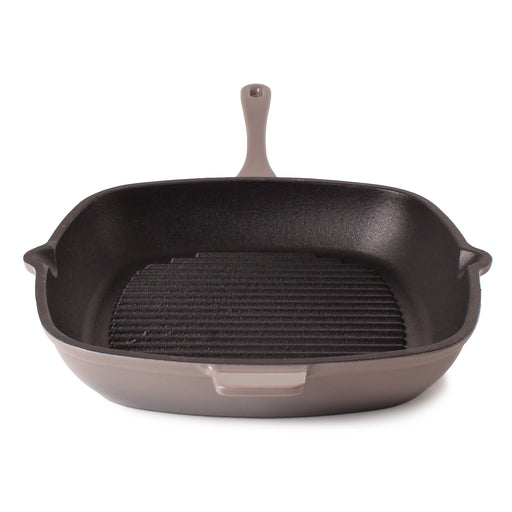 Image 1 of BergHOFF Neo 11" Cast Iron Square Grill Pan, Oyster