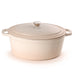 Image 1 of BergHOFF Neo Cast Iron 8qt. Oval Dutch Oven 13" with Lid, Meringue