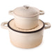 Image 4 of BergHOFF Neo Cast Iron 7qt. Round Dutch Oven 11" with Lid, Meringue