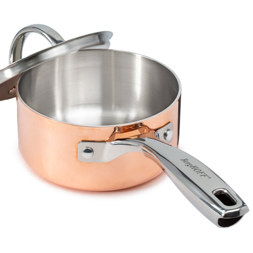 Image 2 of Vintage 15pc Tri-Ply Copper Cookware Set with Lids, Polished